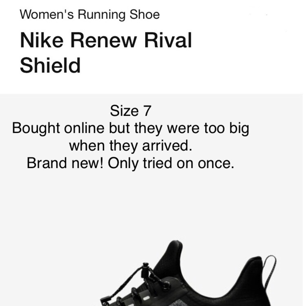 Nike Renew Rival Shield Size 7